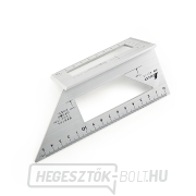 Japán alumínium gérvágó vonalzó SHINWA 45+90° Japán alumínium gérvágó vonalzó SHINWA 45+90° gallery main image