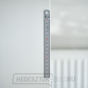 Japán SHINWA rozsdamentes vonalzó mágnessel - 150 mm Előnézet 