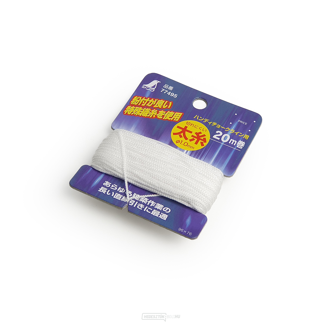 SHINWA cserezsinór tengelykapcsolókhoz és szárokhoz - 20 mx 1 mm