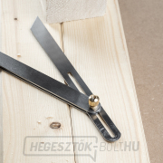 Állítható SHINWA rozsdamentes acél gérvágó billenőkarral - 250 mm Előnézet 