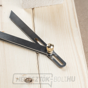 Állítható SHINWA rozsdamentes acél gérvágó billenőkarral - 150 mm Előnézet 