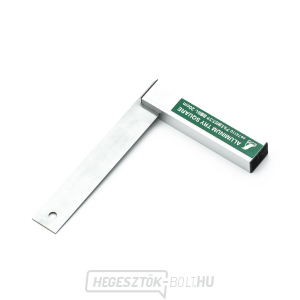 SHINWA rozsdamentes acél szög, robusztus alumínium talppal skála nélkül - 200 mm gallery main image