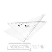 Japán derékszögű műanyag háromszög SHINWA 27 cm - 2 db-os készlet gallery main image