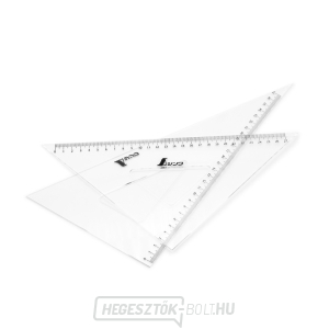 Japán derékszögű műanyag háromszög SHINWA 27 cm - 2 db-os készlet gallery main image