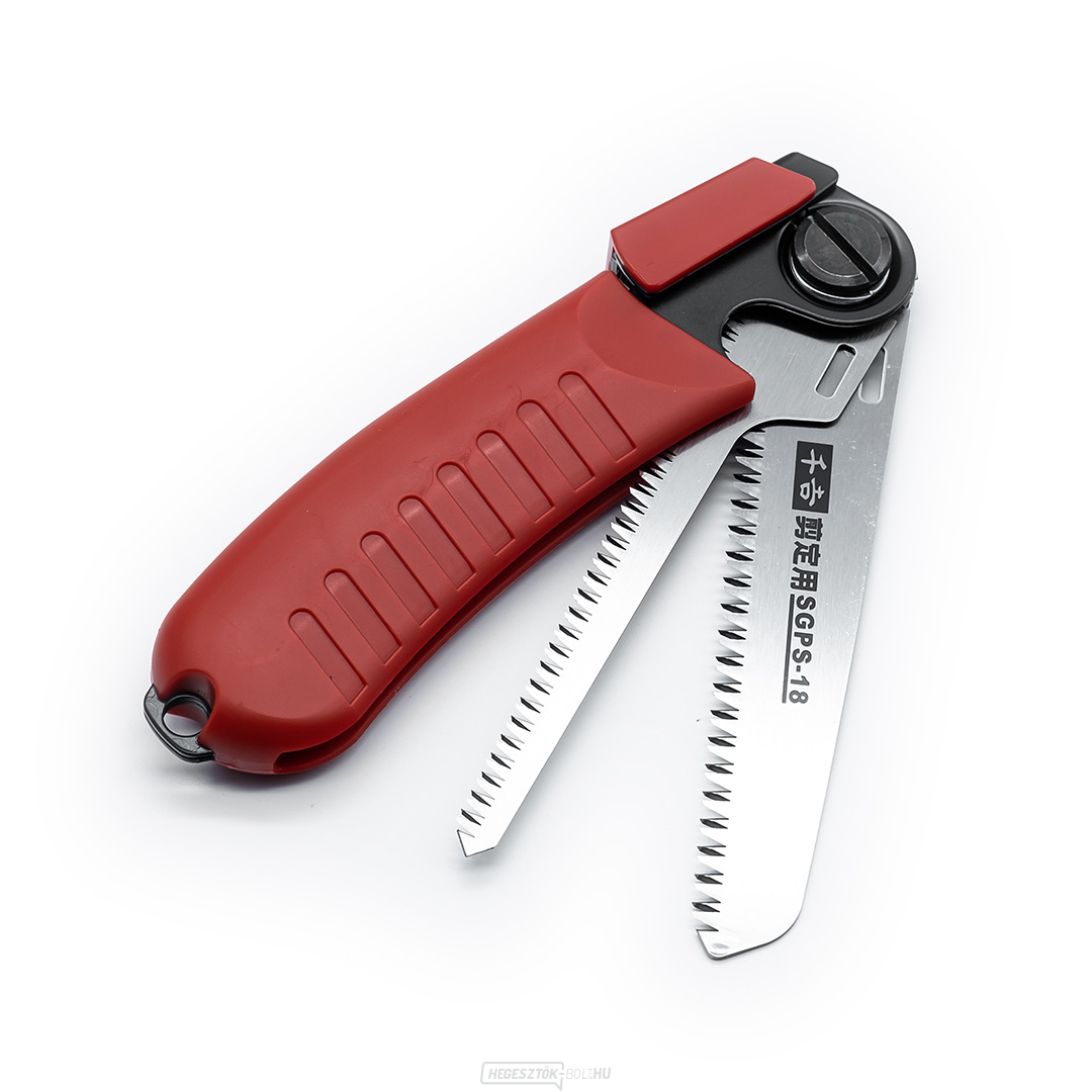 SENKICHI SGPS-18 japán összecsukható fűrész 2 fűrészlappal - 120 mm SENKICHI SGPS-18 japán összecsukható fűrész 2 fűrészlappal - 120 mm gallery main image