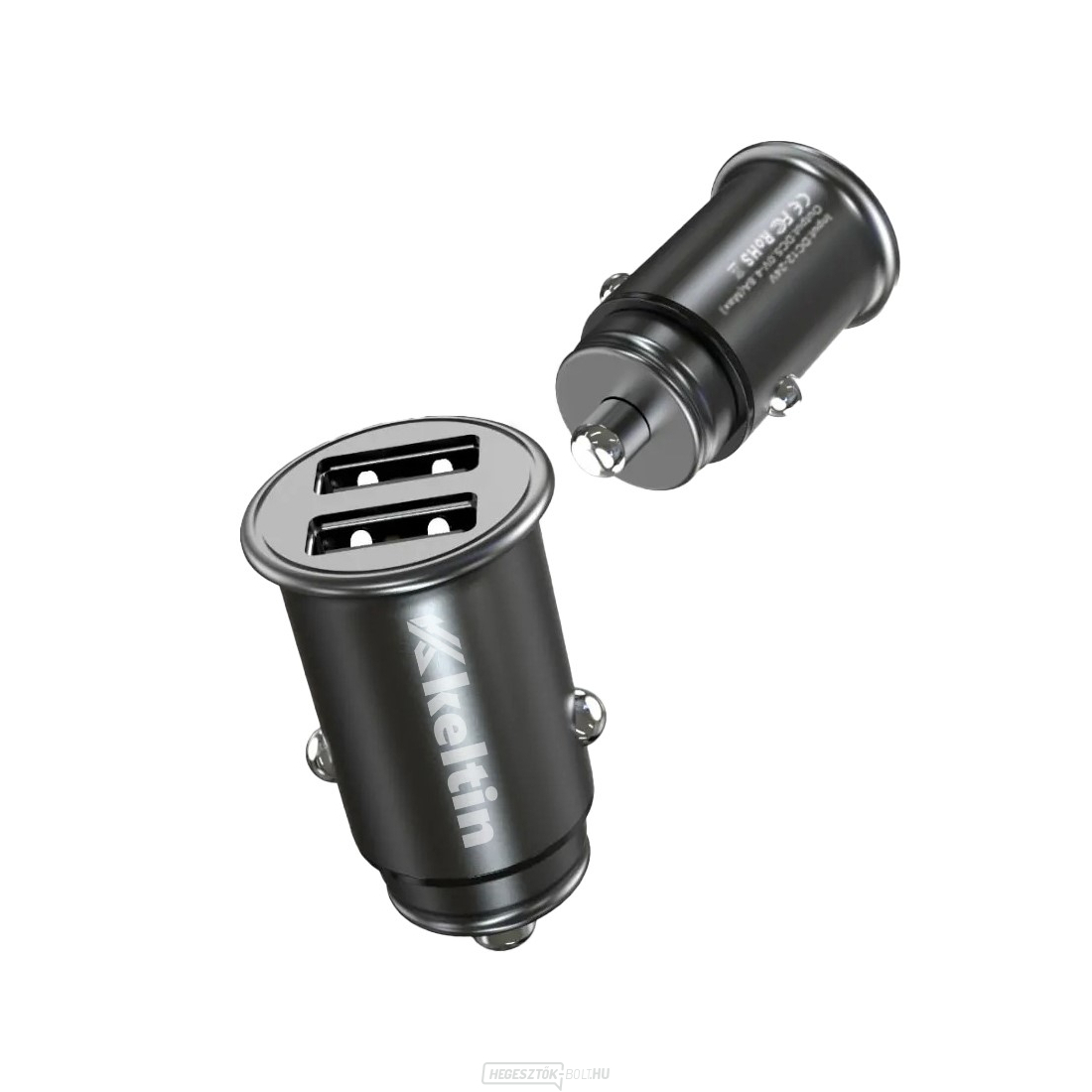 Mini autós töltő gyorstöltési funkcióval 24W 4.8A (100)