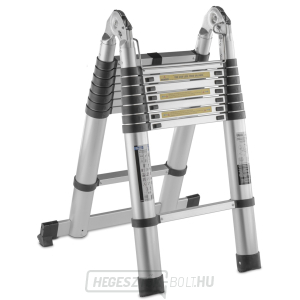 Alumínium teleszkópos létra csuklós 5m 150kg (1) gallery main image