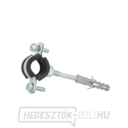 Fém konzol gumival 1/2 Fém konzol gumival 1/2