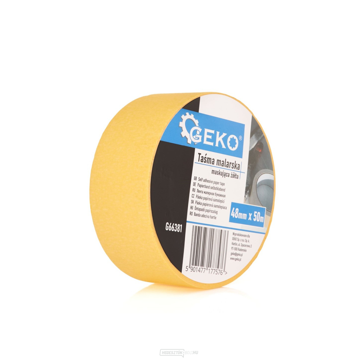 Festőszalag - sárga maszkolószalag - 48mm x 50m (48)