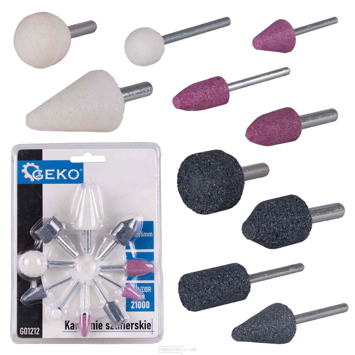 Csiszolókő 3mm/6mm 10el. (20/80)