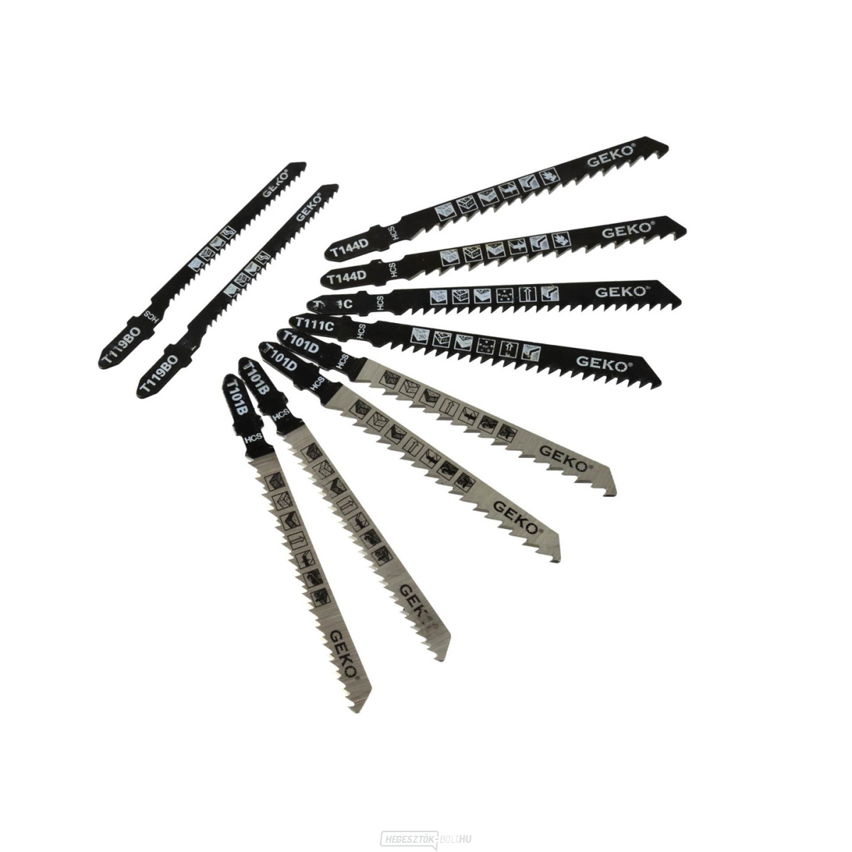 Kirakófűrészlapok 10el.Geko (30/240)