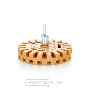 Gumiragasztó eltávolító tárcsa + adapter (rovátkolt) (100) Gumiragasztó eltávolító tárcsa + adapter (rovátkolt) (100)