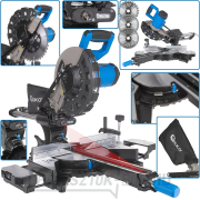 Gérdfűrész előtolással 2000W 255mm (1) Gérdfűrész előtolással 2000W 255mm (1) gallery main image