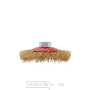 Oldalsó forgó drótkefe 100mm sárgaréz M14 (100) Oldalsó forgó drótkefe 100mm sárgaréz M14 (100) gallery main image