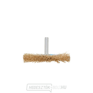 Drótkefés tárcsa. sárgaréz 80mm szárral (100) Drótkefés tárcsa. sárgaréz 80mm szárral (100) gallery main image