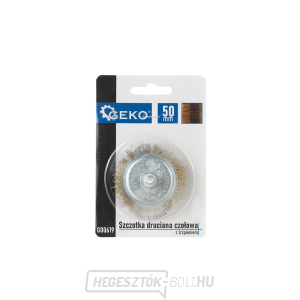 Elölre szerelt drótkefe, sárgaréz 50 mm-es szárral (100) Elölre szerelt drótkefe, sárgaréz 50 mm-es szárral (100) gallery main image