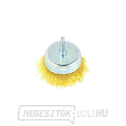 Elölre szerelt drótkefe, sárgaréz 75mm/3 Elölre szerelt drótkefe, sárgaréz 75mm/3