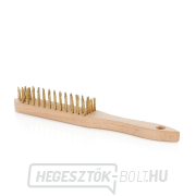 Sárga drót rozsdakefe 5 sor fa (30/120) Sárga drót rozsdakefe 5 sor fa (30/120) gallery main image