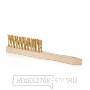 Sárga drótos rozsdakefe 3 soros a fahasábokhoz (50/120) Sárga drótos rozsdakefe 3 soros a fahasábokhoz (50/120) gallery main image