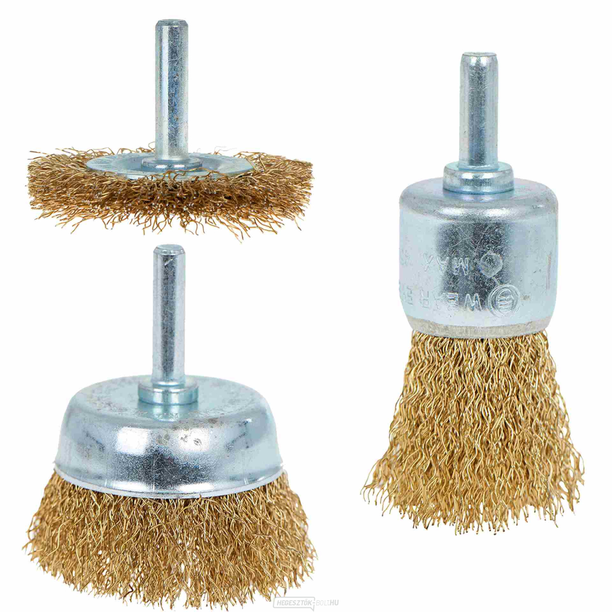 Drótkefe készlet fúrógéphez 3db (60)