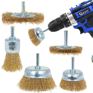 Drótkefe készlet fúrógéphez 5db (36) Drótkefe készlet fúrógéphez 5db (36) gallery main image