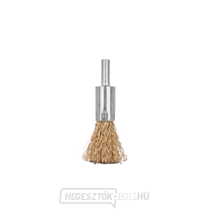 Sárgaréz drótkefe, hullámos drót 17mm (200) Sárgaréz drótkefe, hullámos drót 17mm (200) gallery main image