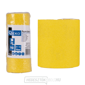 Csiszolópapír - tekercs 115mm x 3m P60 (100) Csiszolópapír - tekercs 115mm x 3m P60 (100) gallery main image