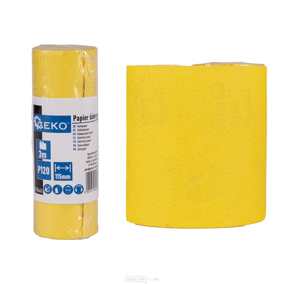 Csiszolópapír - tekercs 115mm x 3m P120 (100)