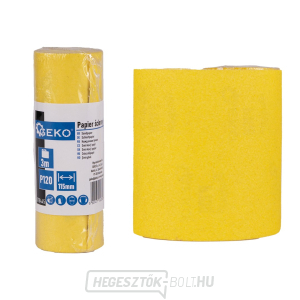 Csiszolópapír - tekercs 115mm x 3m P120 (100) Csiszolópapír - tekercs 115mm x 3m P120 (100) gallery main image