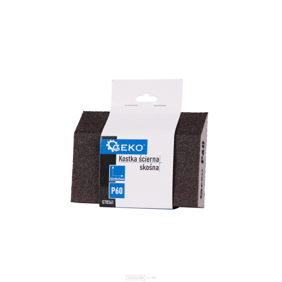 Átlós csiszolótömb 125x90x25mm P60 (250)