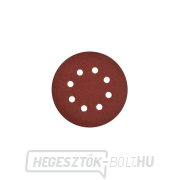 Csiszolópapír 125mm P40 tárcsán, 8 lyukú tárcsák (50/2000) Csiszolópapír 125mm P40 tárcsán, 8 lyukú tárcsák (50/2000) gallery main image