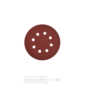 Csiszolópapír 125mm P40 tárcsán, 8 lyukú tárcsák (50/2000) Csiszolópapír 125mm P40 tárcsán, 8 lyukú tárcsák (50/2000) gallery main image