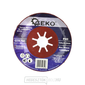 125mm P40 (10/200) kőzetgyalu csiszolókorong (10/200) 125mm P40 (10/200) kőzetgyalu csiszolókorong (10/200) gallery main image
