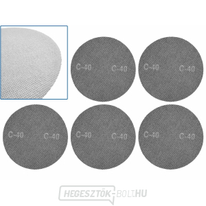 Tépőzáras csiszolóháló 225mm P40 (5/250) Tépőzáras csiszolóháló 225mm P40 (5/250) gallery main image