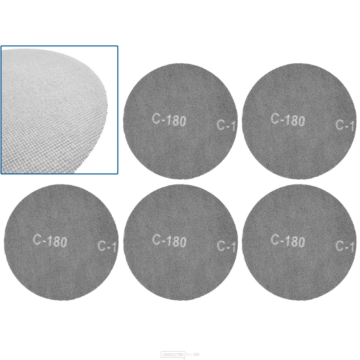 Tépőzáras csiszolóháló 225mm P180 (5/250)