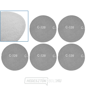 Tépőzáras csiszolóháló 225mm P320 (5/250) Tépőzáras csiszolóháló 225mm P320 (5/250) gallery main image
