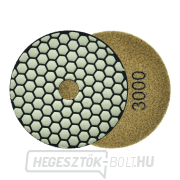 100mm kőagyag száraz polírozó korong GR3000 (25/250)) gallery main image