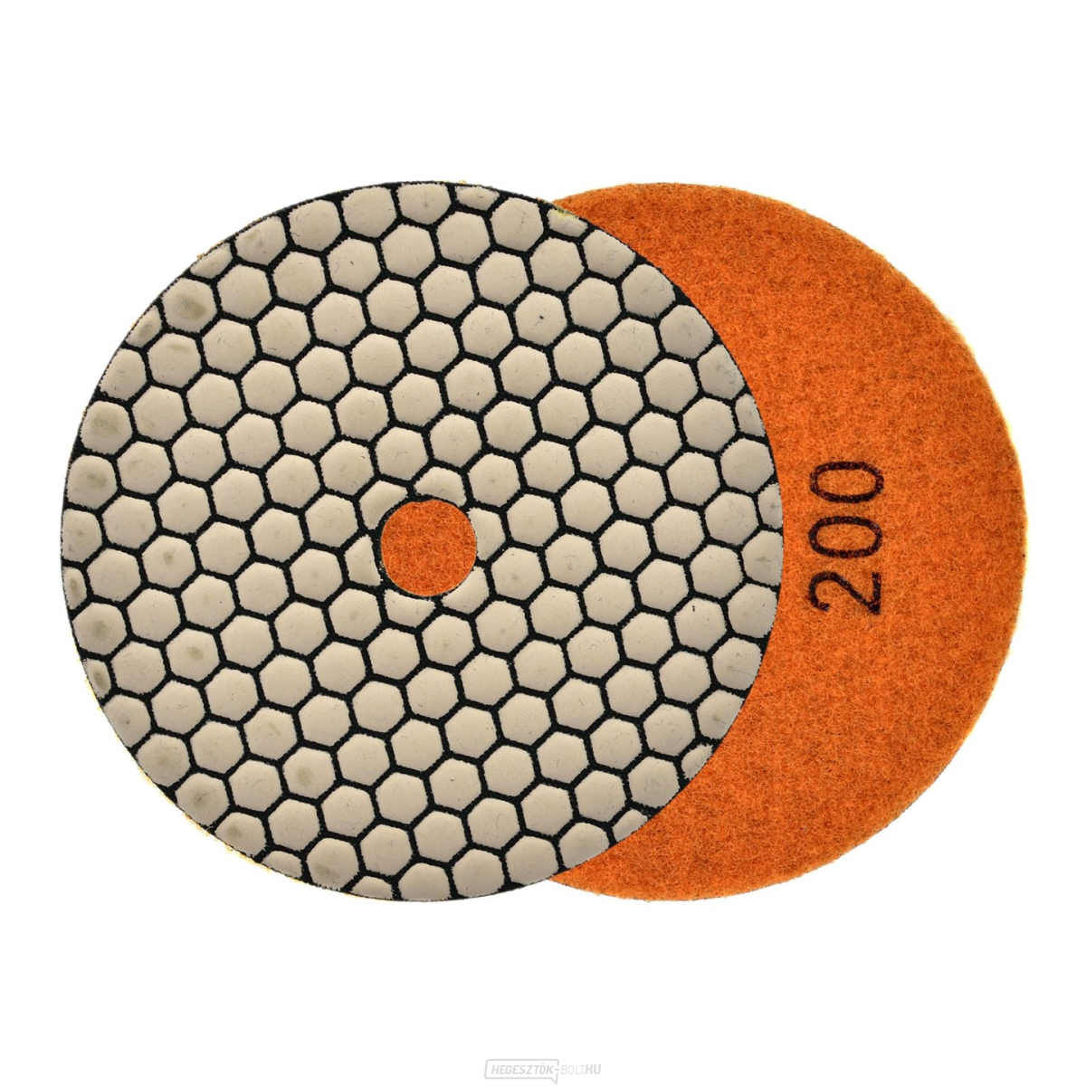 Kőcserép száraz polírozó korong 125mm GR200 (25/250)