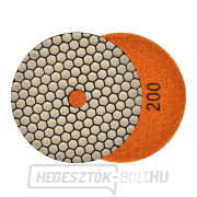 Kőcserép száraz polírozó korong 125mm GR200 (25/250) gallery main image