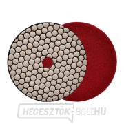 Kőcserép száraz polírozó korong 125mm GR400 (25/250) gallery main image