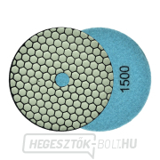 Kőcserép száraz polírozó korong 125mm GR1500 (25/250) gallery main image
