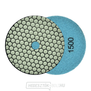 Kőcserép száraz polírozó korong 125mm GR1500 (25/250) Kőcserép száraz polírozó korong 125mm GR1500 (25/250) gallery main image