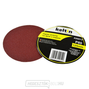 Tépőzáras csiszolópapír 125mm P80(100/2000) Tépőzáras csiszolópapír 125mm P80(100/2000) gallery main image