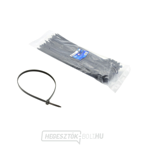 Fekete nejlon cipzár 250x7.6mm UV 100db. (80) Fekete nejlon cipzár 250x7.6mm UV 100db. (80) gallery main image