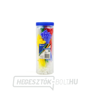 Színes nejlon zsinórkötegelő készlet 600db (25 db) Színes nejlon zsinórkötegelő készlet 600db (25 db) gallery main image