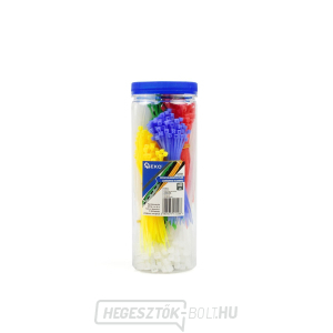 Színes nejlon zsinórkötegelő készlet 600db (25 db) Színes nejlon zsinórkötegelő készlet 600db (25 db) gallery main image