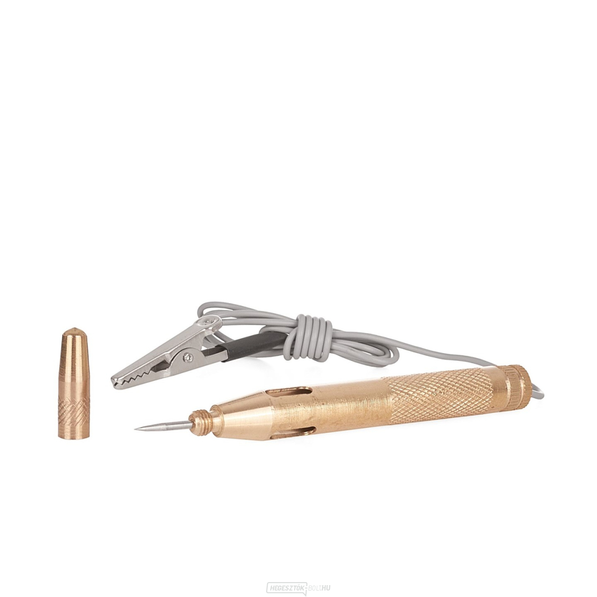 Fém autófeszültségmérő 6-24V 90cm-es kábellel (96)