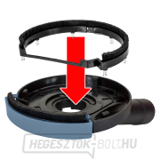 Elszívó fedél sarokcsiszolóval való csiszoláshoz, O125mm kefegyűrűvel Előnézet 