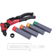 Szegecselő fogó forgófejjel COMBO, szegecshez. anyák M3-M6 és szegecsek 2,4-4,8 mm Előnézet 