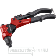 Szegecselő fogó forgófejjel COMBO, szegecshez. anyák M3-M6 és szegecsek 2,4-4,8 mm Szegecselő fogó forgófejjel COMBO, szegecshez. anyák M3-M6 és szegecsek 2,4-4,8 mm gallery main image